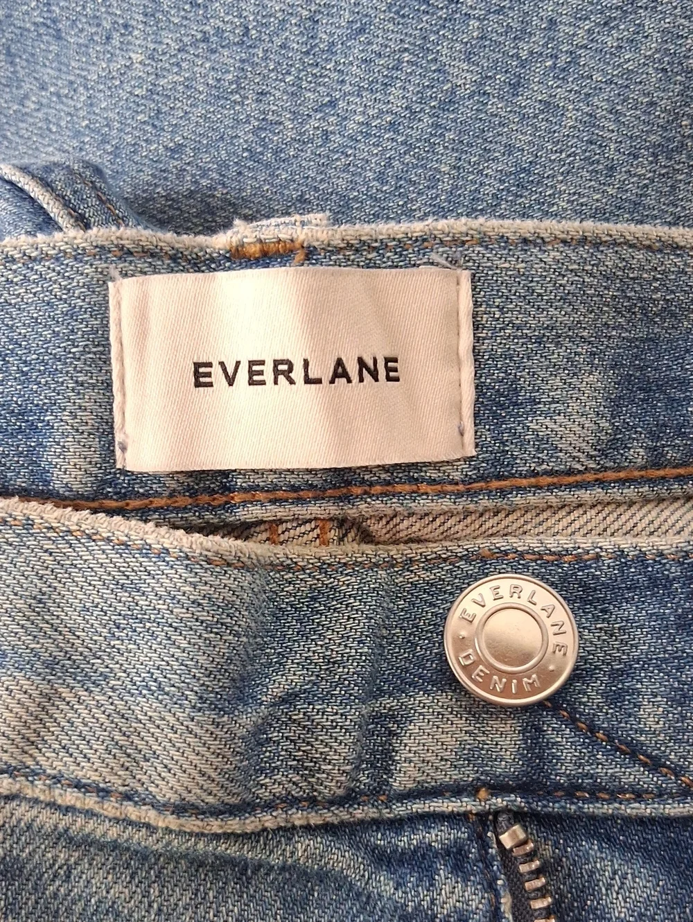 Everlane The Selvedge Straight Fit Jeans Longbay Blue 31×32